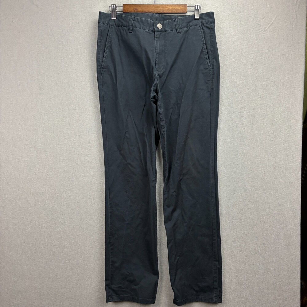 Bonobos Men Chino Pants Actual32x32 ACTUAL32x30 Straight Leg Blue Stretch Active